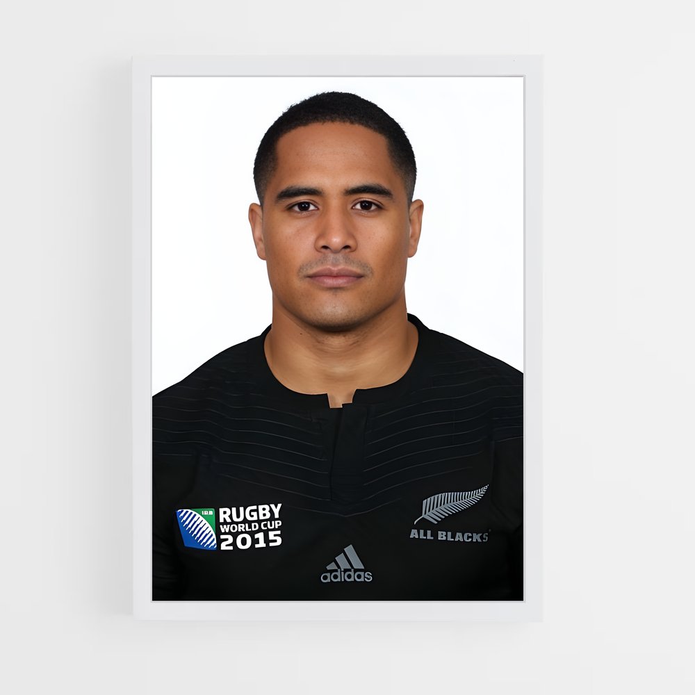 Poster Portrait de Champion – affiche Rugby (vue 3)